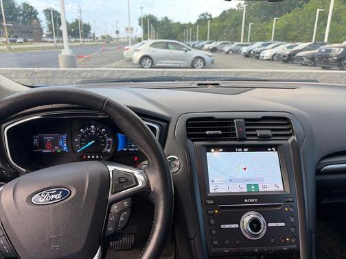 Velocity Blue Metallic 2019 Ford Fusion Hybrid Titanium