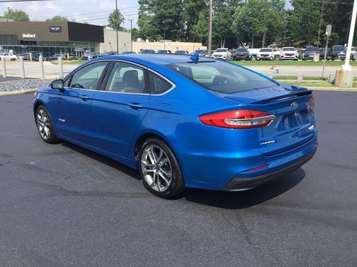 Velocity Blue Metallic 2019 Ford Fusion Hybrid Titanium