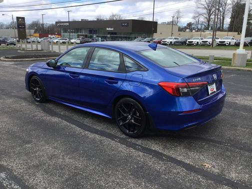 Aegean Blue Metallic 2024 Honda Civic Sport