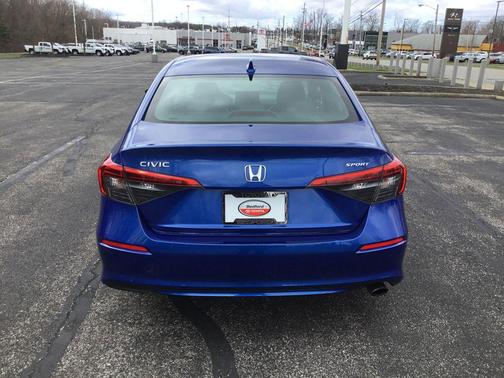 Aegean Blue Metallic 2024 Honda Civic Sport
