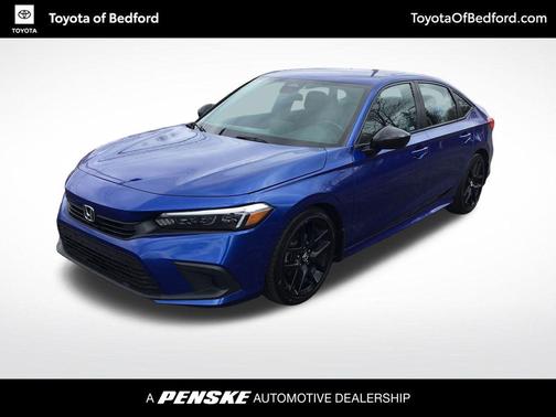 Aegean Blue Metallic 2024 Honda Civic Sport