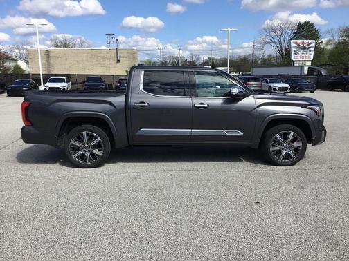 Magnetic Gray Metallic 2022 Toyota Tundra Hybrid Capstone