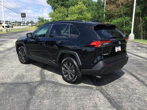 Midnight Black Metallic 2025 Toyota RAV4 Hybrid XLE Premium