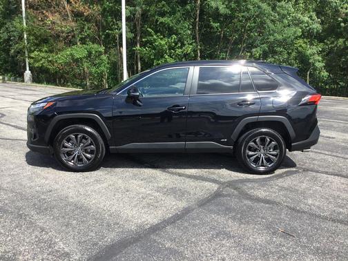 Midnight Black Metallic 2025 Toyota RAV4 Hybrid XLE Premium