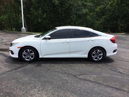 Taffeta White 2018 Honda Civic LX