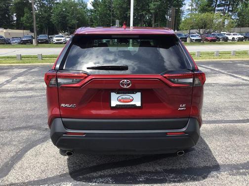 Ruby Flare Pearl 2025 Toyota RAV4 LE