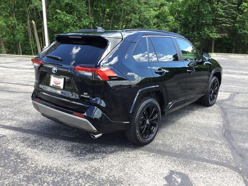 Midnight Black Metallic 2024 Toyota RAV4 Hybrid SE