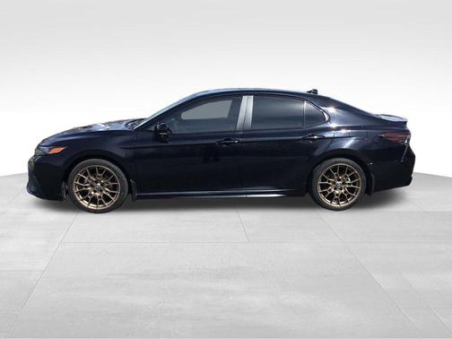 Midnight Black Metallic 2024 Toyota Camry Hybrid SE