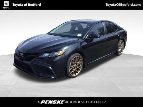 Midnight Black Metallic 2024 Toyota Camry Hybrid SE