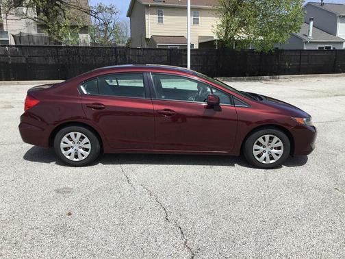 Crimson Pearl 2012 Honda Civic LX