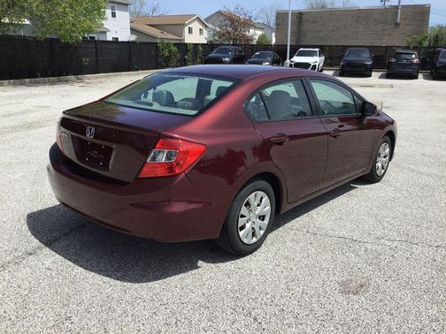 Crimson Pearl 2012 Honda Civic LX