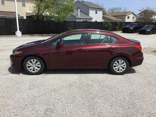 Crimson Pearl 2012 Honda Civic LX