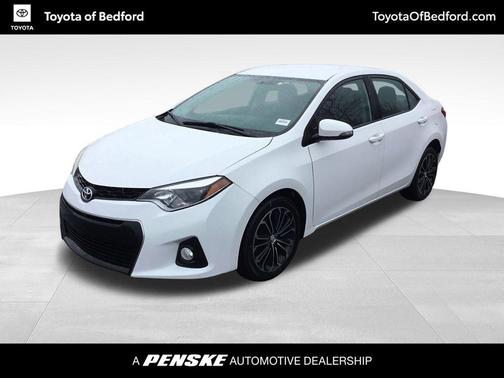 Super White 2016 Toyota Corolla S Plus
