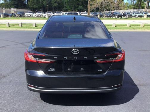 Midnight Black Metallic 2025 Toyota Camry LE