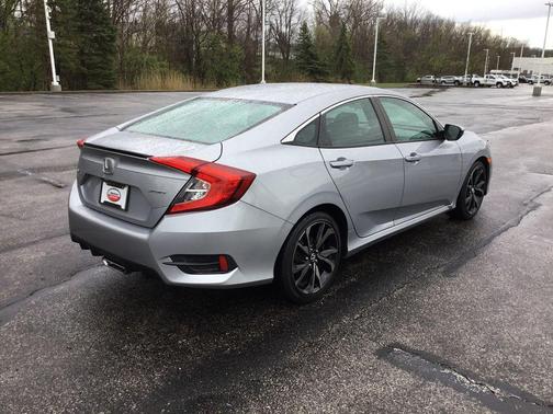 Lunar Silver Metallic 2020 Honda Civic Sport