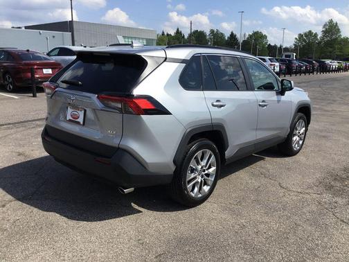 Silver Sky Metallic 2025 Toyota RAV4 XLE Premium