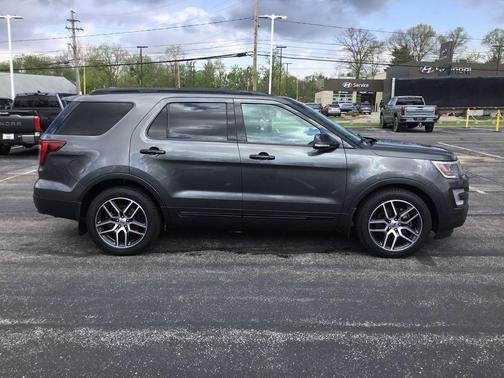 MAGNETIC METALLIC 2017 Ford Explorer sport