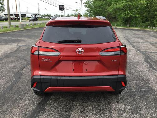 Barcelona Red Metallic 2024 Toyota Corolla Cross XLE