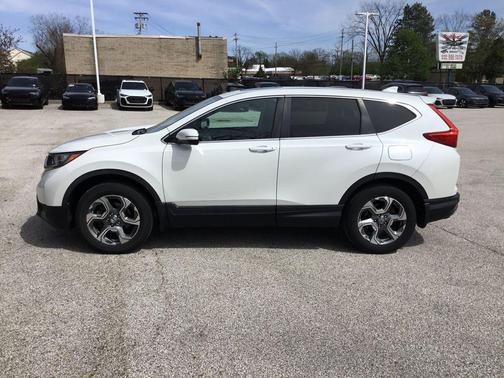 Platinum White Pearl 2019 Honda CR-V EX