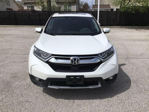 Platinum White Pearl 2019 Honda CR-V EX