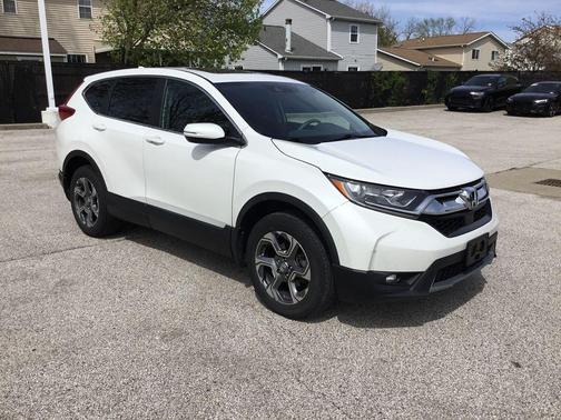 Platinum White Pearl 2019 Honda CR-V EX