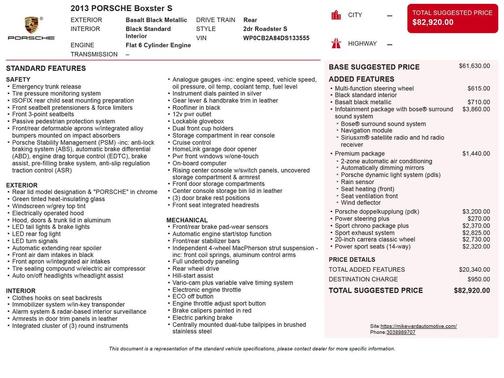 2013 Porsche Boxster S