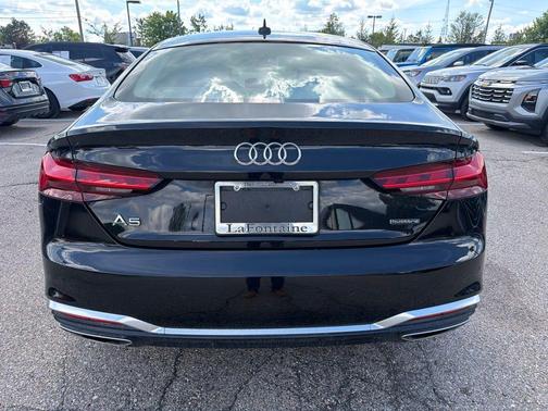 Mythos Black Metallic 2021 Audi A5 45 S line Prestige