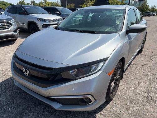 Silver 2020 Honda Civic EX