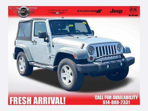 Bright Silver Clearcoat Metallic 2011 Jeep Wrangler Sport