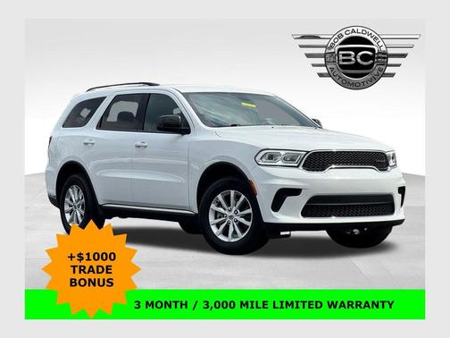 White Knuckle Clearcoat 2024 Dodge Durango SXT