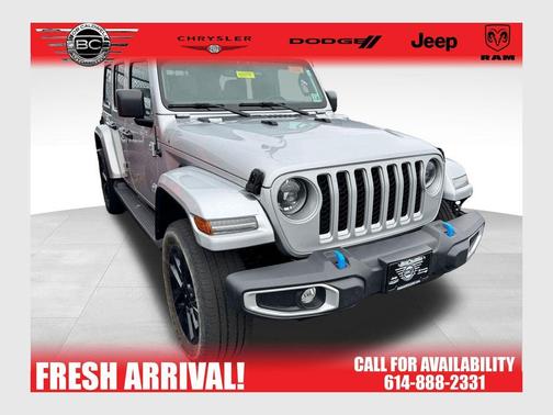 Silver Zynith Clearcoat 2023 Jeep Wrangler 4xe Sahara