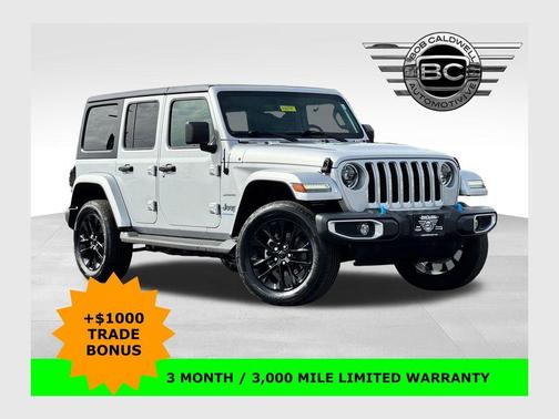 Silver Zynith Clearcoat 2023 Jeep Wrangler 4xe Sahara
