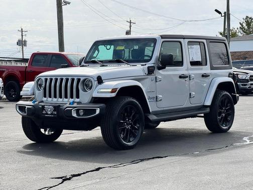 Silver Zynith Clearcoat 2023 Jeep Wrangler 4xe Sahara