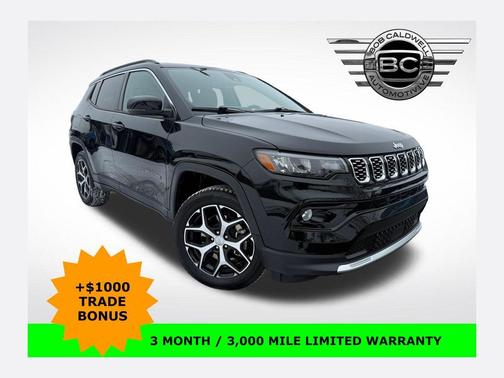 Diamond Black 2024 Jeep Compass Limited