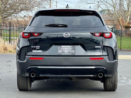 Jet Black Mica 2025 Mazda CX-50 Hybrid Premium Package