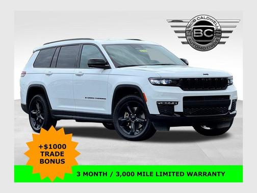 Bright White Clearcoat 2024 Jeep Grand Cherokee L Limited