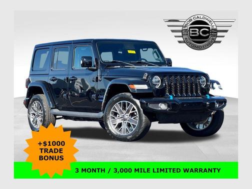 Black Clearcoat 2022 Jeep Wrangler Unlimited 4xe Sahara
