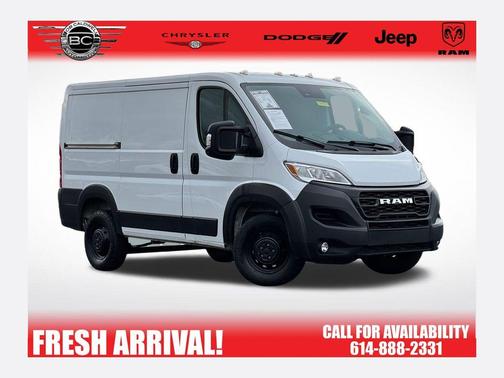 Bright White Clearcoat 2023 RAM ProMaster 1500 Low Roof