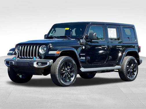 Black Clearcoat 2023 Jeep Wrangler 4xe Sahara