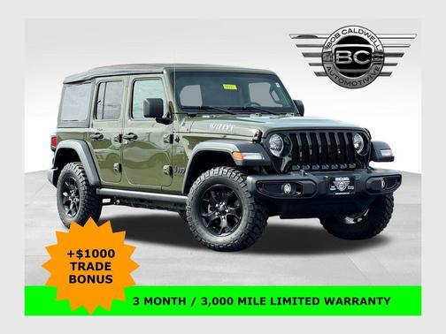 Sarge Green Clearcoat 2022 Jeep Wrangler Unlimited Sport