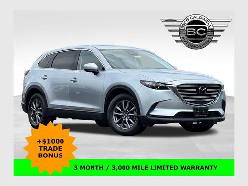 Sonic Silver Metallic 2023 Mazda CX-9 Touring