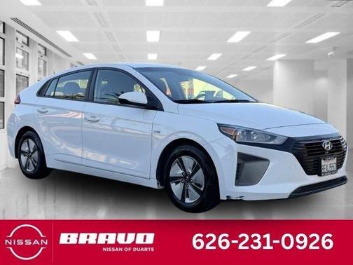 Ceramic White 2018 Hyundai IONIQ Hybrid Blue