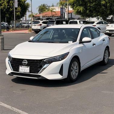 Cloud White 2025 Nissan Sentra S