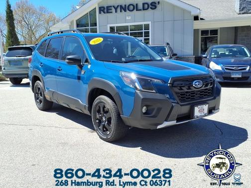 Geyser Blue 2022 Subaru Forester Wilderness