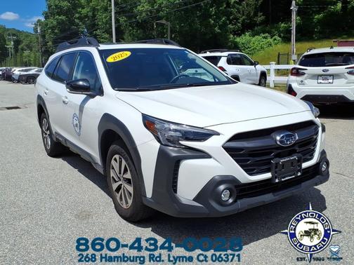 Crystal White Pearl Gray 2025 Subaru Outback Premium