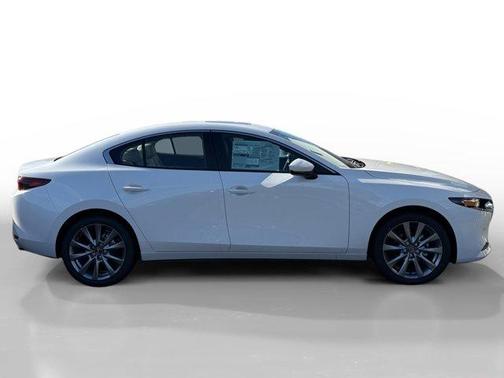 Snowflake White Pearl 2026 Mazda Mazda3 FWD w/Preferred Package