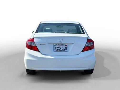 Taffeta White 2012 Honda Civic LX