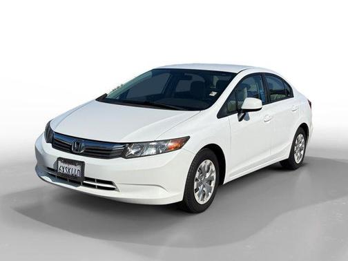 Taffeta White 2012 Honda Civic LX
