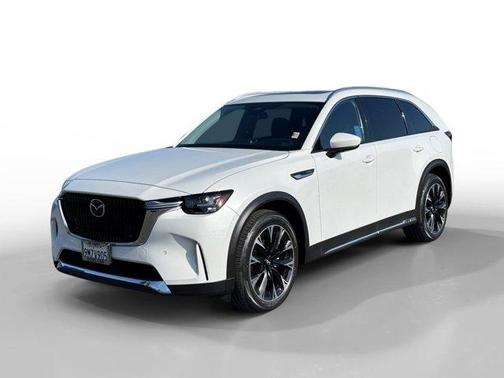 Rhodium White Metallic 2024 Mazda CX-90 PHEV Premium