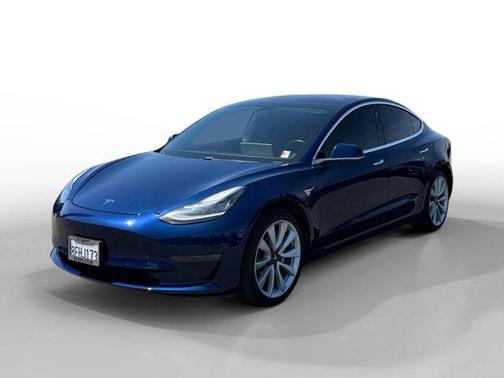 Deep Blue Metallic 2018 Tesla Model 3 Long Range